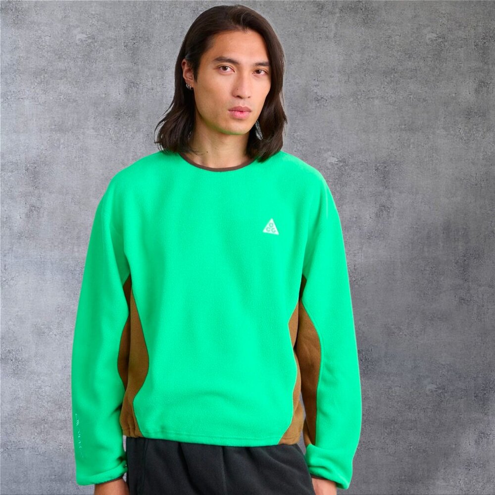 Nike ACG Wolf Tree Polartec Fleece M Pullover Crewneck Sweater  New